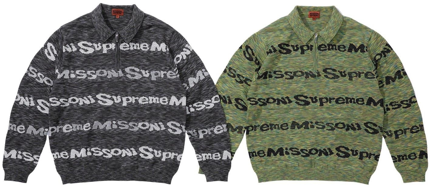 Supreme®/Missoni® Zip L/S Polo